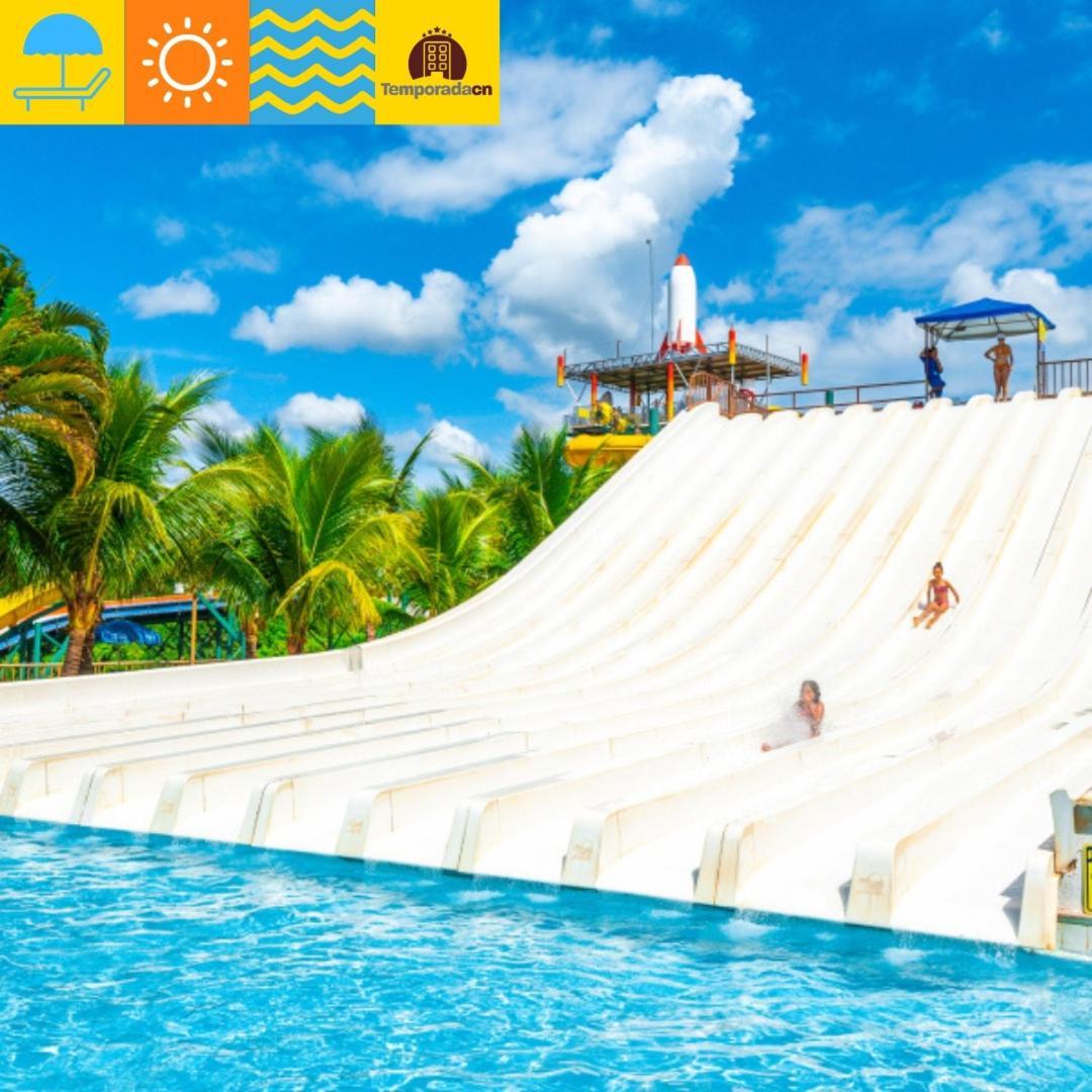 Piazza Com Acesso Ao Acqua Park - Gustavo Aparthotel Caldas Novas Exteriör bild