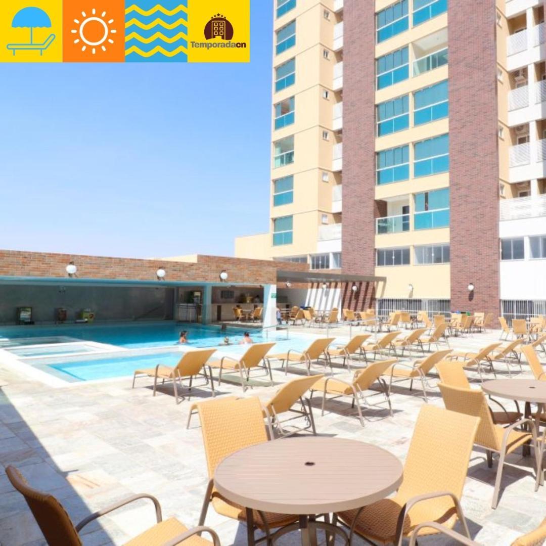 Piazza Com Acesso Ao Acqua Park - Gustavo Aparthotel Caldas Novas Exteriör bild