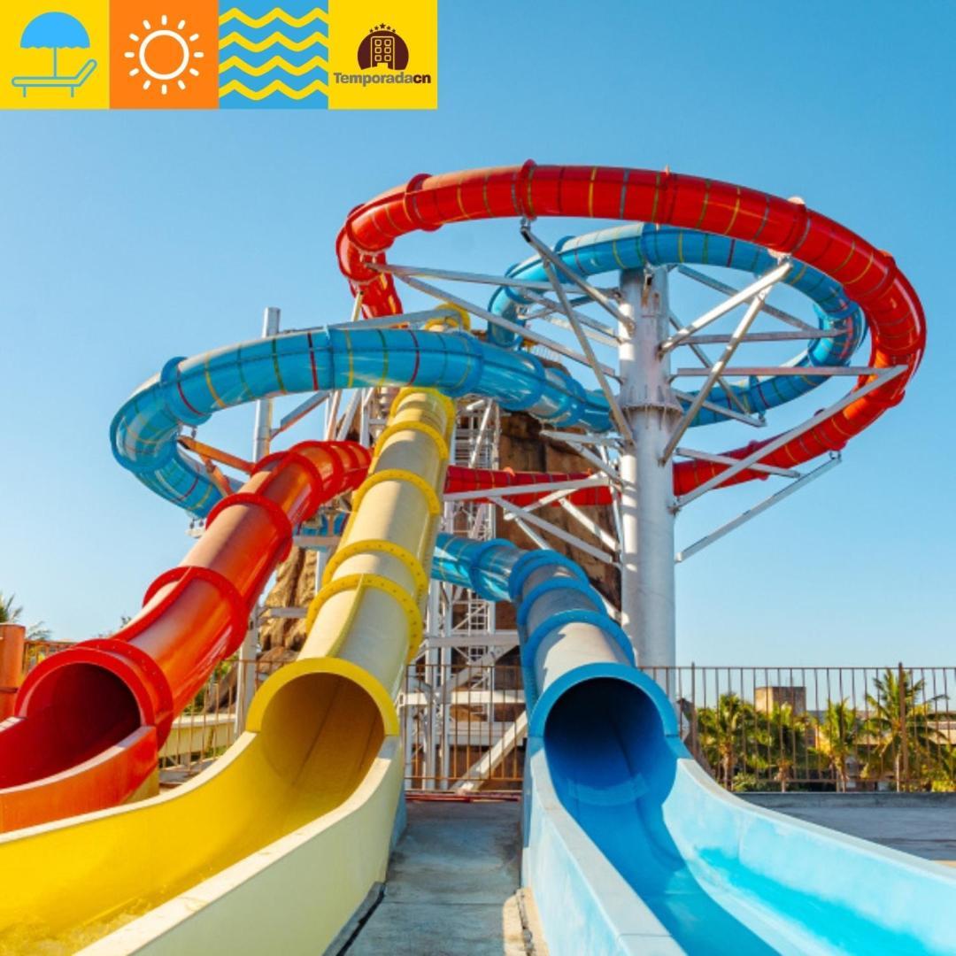 Piazza Com Acesso Ao Acqua Park - Gustavo Aparthotel Caldas Novas Exteriör bild